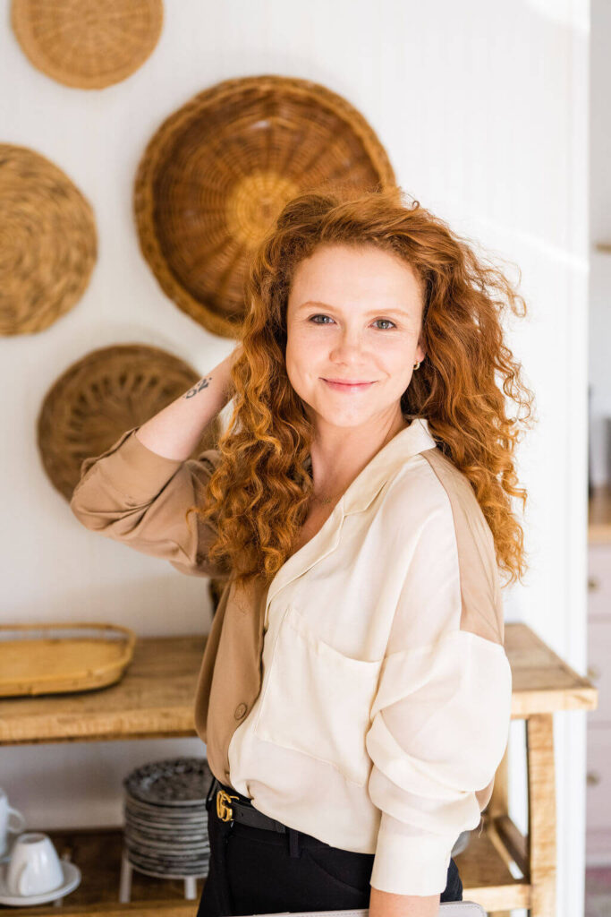 Brittney is a real estate agent in North Carolina, and she scheduled a boho branding session for her small business.