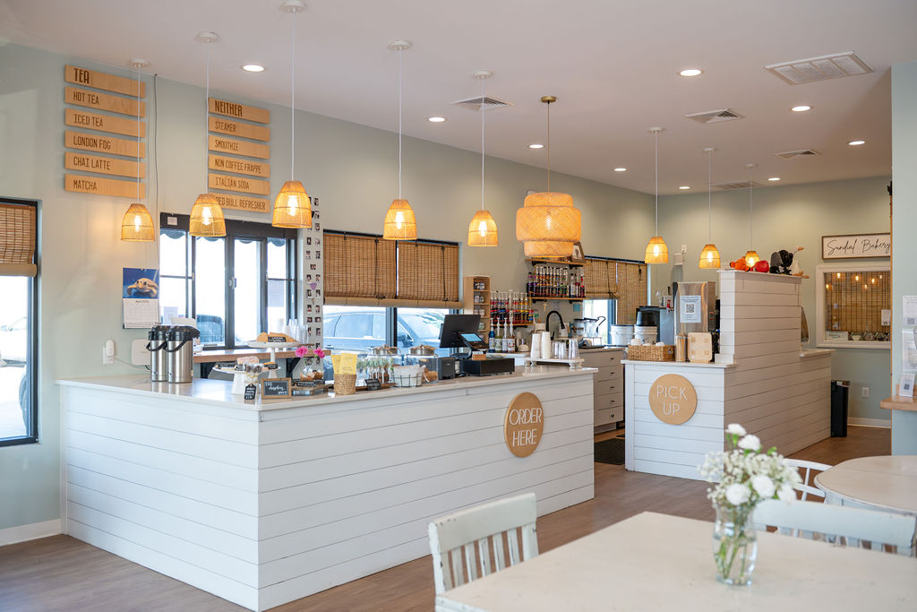 The same cozy coffee shop located in the heart of Surf City, North Carolina with new rebranded vibes